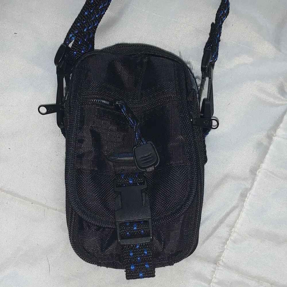 Black Camera Bag with Adjustable Strap